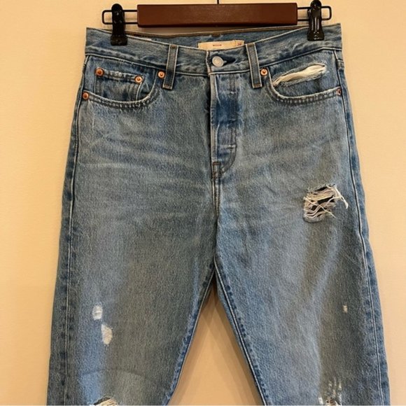 Levi's Wedgie Straight High-Waisted Mom Jean Size 26 - Picture 11 of 16